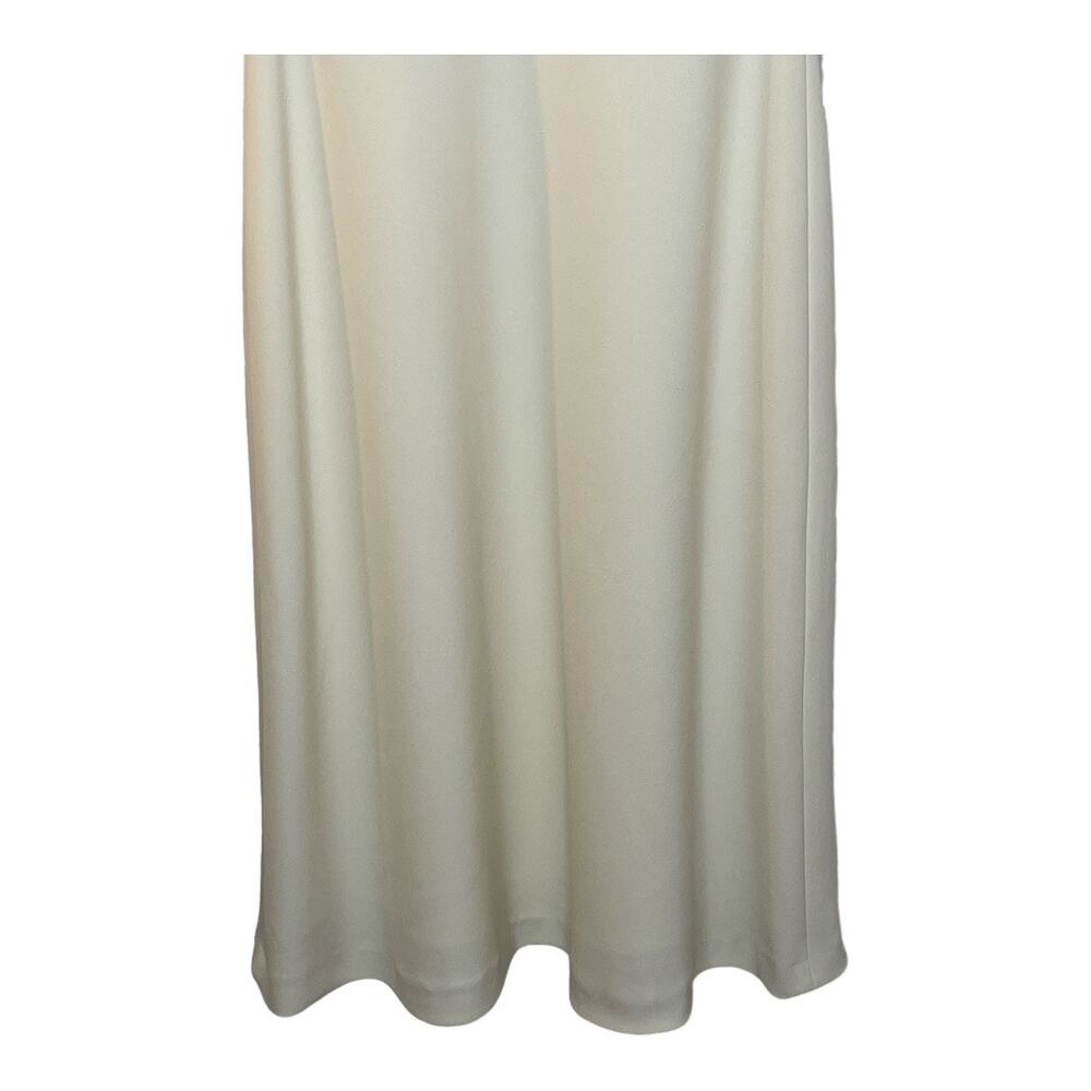 Antonio Melani New Ivory Misty Garden Half Sleeve Lined Midi Dress Size 2 - Picture 3 of 6